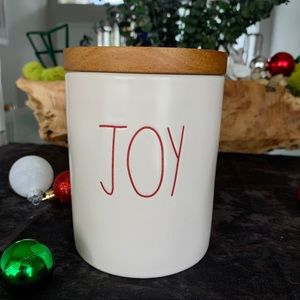 🎄Rae Dunn Christmas Canister ‘JOY’ With Lid🎄